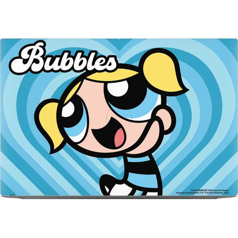 Cartoon Network Powerpuff Girls Bubbles Blue Hearts Dell XPS Skin