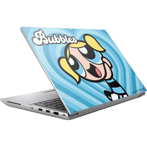 Cartoon Network Powerpuff Girls Bubbles Blue Hearts HP ZBook Fury 16 G10 Skin