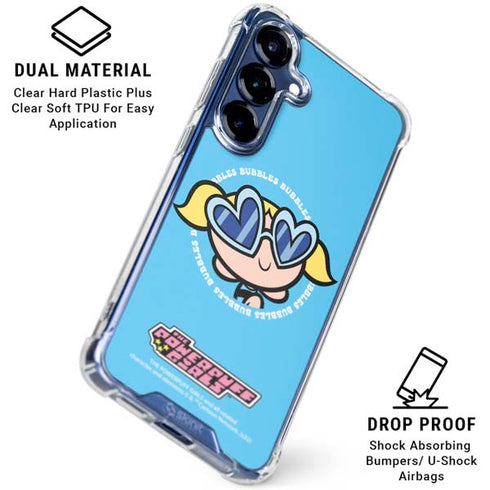 Cartoon Network Powerpuff Girls Bubbles Galaxy S25 Plus Clear Case