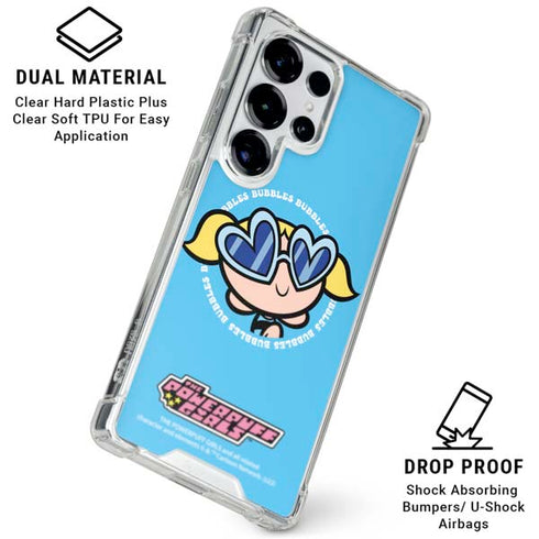 Cartoon Network Powerpuff Girls Bubbles Galaxy S25 Ultra Clear Case