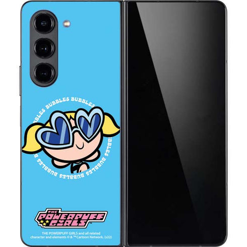 Cartoon Network Powerpuff Girls Bubbles Galaxy Z Fold5 5G Skin