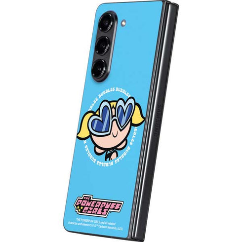 Cartoon Network Powerpuff Girls Bubbles Galaxy Z Fold5 5G Skin