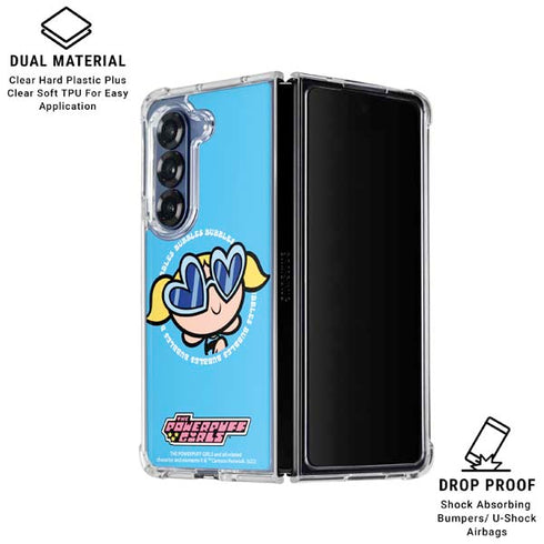 Cartoon Network Powerpuff Girls Bubbles Galaxy Z Fold6 Clear Case