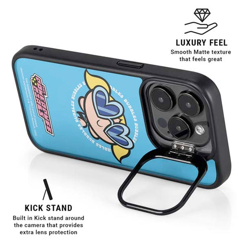 Cartoon Network Powerpuff Girls Bubbles iPhone 14 Pro Max Kickstand Case