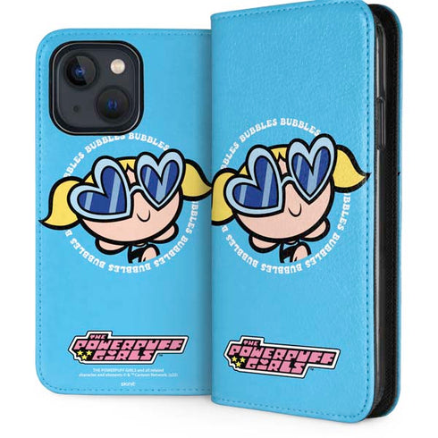 Cartoon Network Powerpuff Girls Bubbles iPhone 15 Folio Case