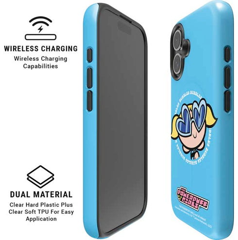Cartoon Network Powerpuff Girls Bubbles iPhone 16 Magsafe Impact Case