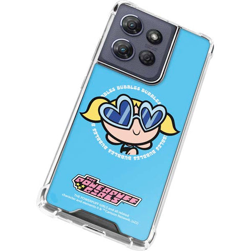 Cartoon Network Powerpuff Girls Bubbles Moto G 5G (2025) Clear Case