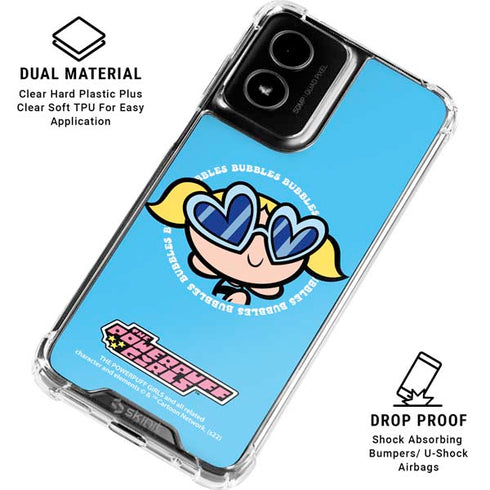 Cartoon Network Powerpuff Girls Bubbles Moto G Power 5G (2024) Clear Case