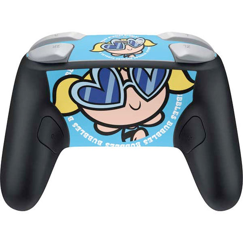 Cartoon Network Powerpuff Girls Bubbles Nintendo Switch 2 (2025) Pro Controller Skin