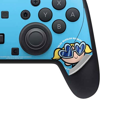 Cartoon Network Powerpuff Girls Bubbles Nintendo Switch 2 (2025) Pro Controller Skin