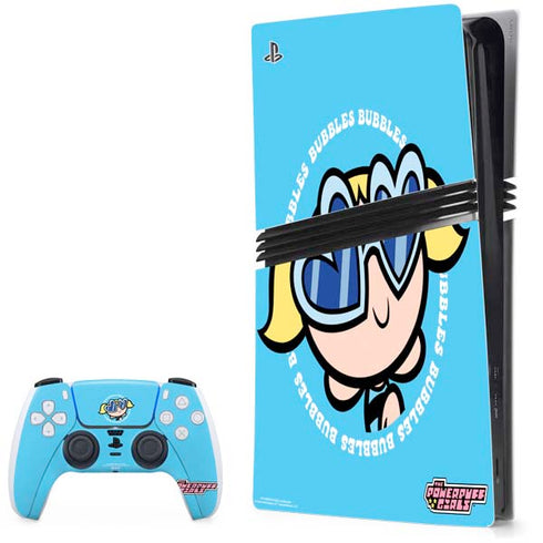 Cartoon Network Powerpuff Girls Bubbles PlayStation PS5 Skins
