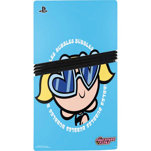 Cartoon Network Powerpuff Girls Bubbles PS5 Pro Disk Console Skin