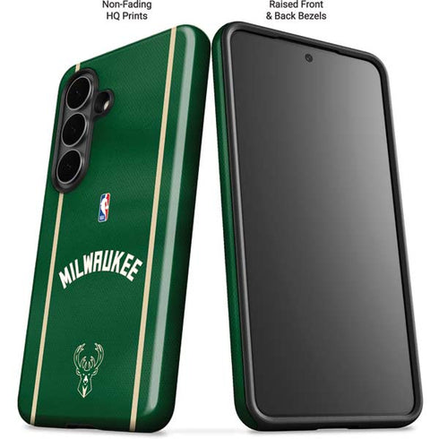 NBA Milwaukee Bucks Jersey Galaxy S26 Impact Case