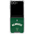 NBA Milwaukee Bucks Jersey Galaxy Z Flip7 Clear Case