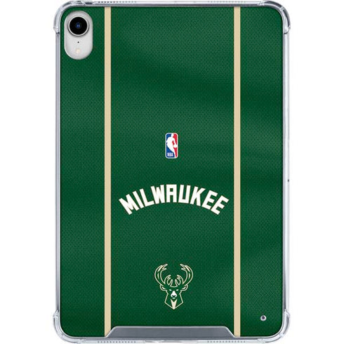 NBA Milwaukee Bucks Jersey iPad 11th Gen (2025) Clear Case