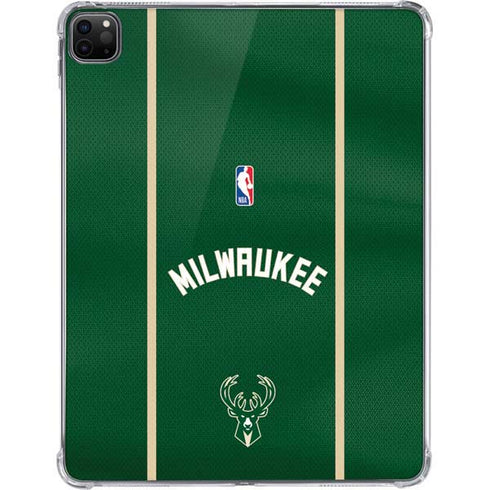 NBA Milwaukee Bucks Jersey iPad Pro 11in (2024) Clear Case