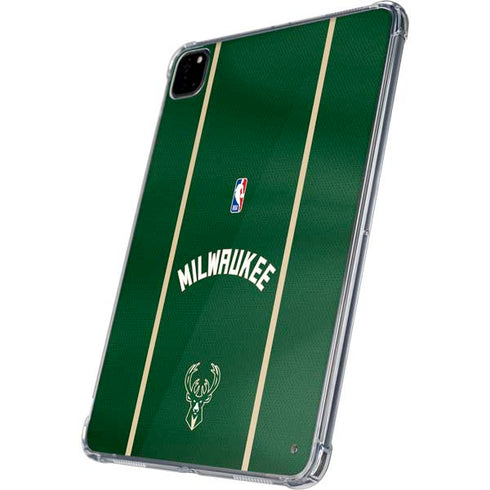 NBA Milwaukee Bucks Jersey iPad Pro 11in (2024) Clear Case