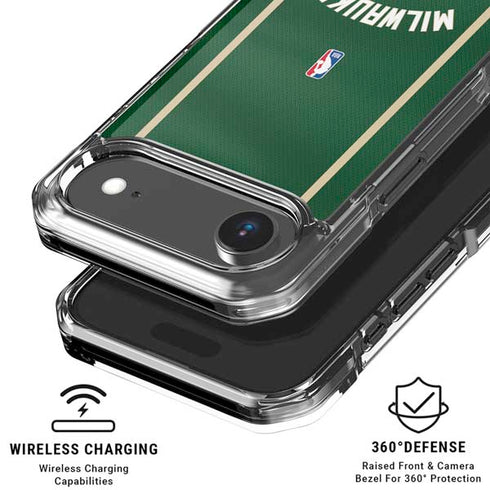 NBA Milwaukee Bucks Jersey iPhone 17 Air Clear Case
