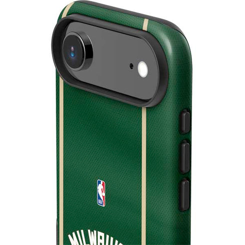 NBA Milwaukee Bucks Jersey iPhone 17 Air Impact Case