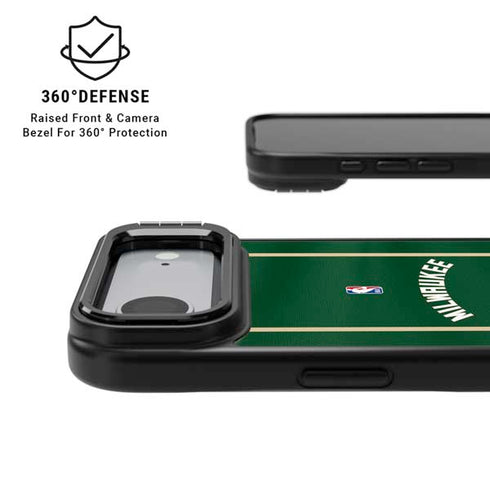 NBA Milwaukee Bucks Jersey iPhone 17 Air Kickstand Case