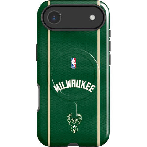 NBA Milwaukee Bucks Jersey iPhone 17 Air Magsafe Impact Case