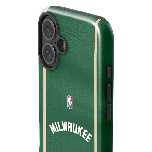 NBA Milwaukee Bucks Jersey iPhone 17 Impact Case