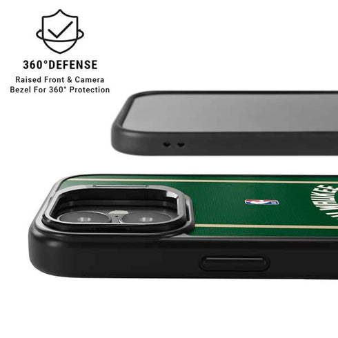 NBA Milwaukee Bucks Jersey iPhone 17 Kickstand Case