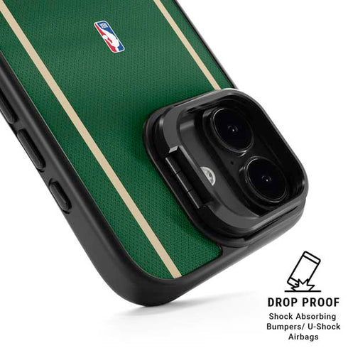 NBA Milwaukee Bucks Jersey iPhone 17 Kickstand Case
