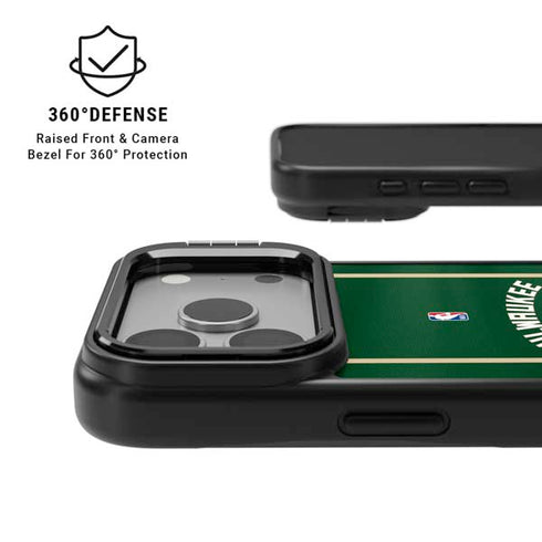 NBA Milwaukee Bucks Jersey iPhone 17 Pro Kickstand Case