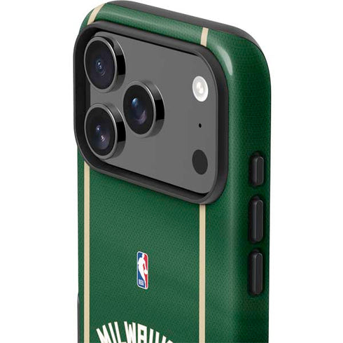 NBA Milwaukee Bucks Jersey iPhone 17 Pro Max Impact Case