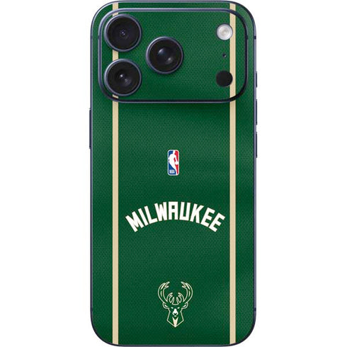 NBA Milwaukee Bucks Jersey iPhone 17 Pro Max Skin