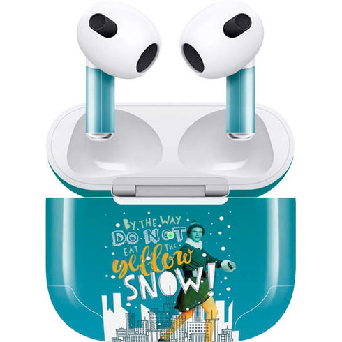 Elf Buddy Don’t Eat Yellow Snow Apple AirPods (3rd Gen 2021) Skin