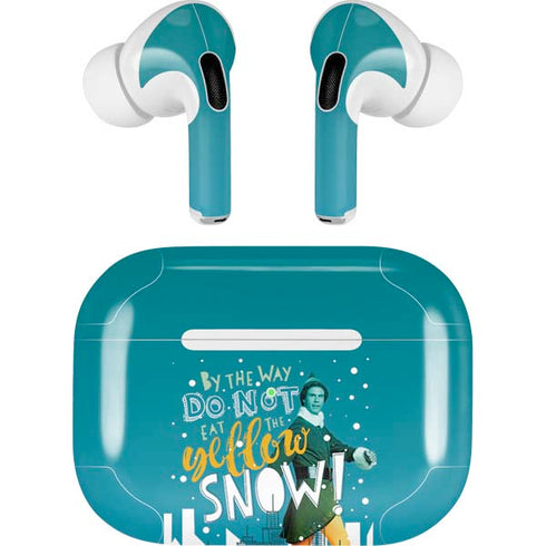 Elf Buddy Don’t Eat Yellow Snow Apple AirPods Pro Skin