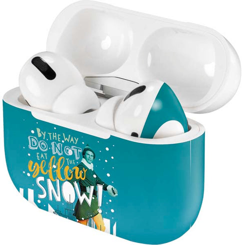 Elf Buddy Don’t Eat Yellow Snow Apple AirPods Pro Skin