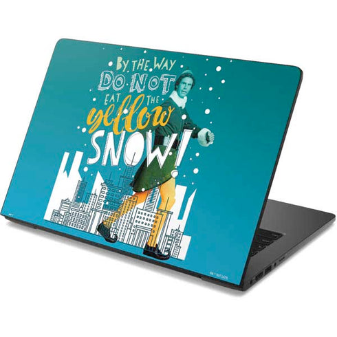 Elf Buddy Don’t Eat Yellow Snow Dell Chromebook Skin