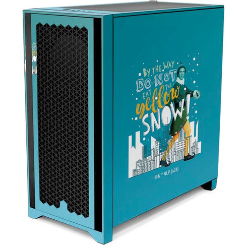 Elf Buddy Don’t Eat Yellow Snow Corsair 4000D Tempered Glass Mid-Tower ATX Case Skin