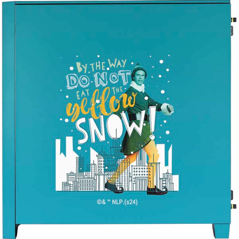 Elf Buddy Don’t Eat Yellow Snow Corsair 4000D Tempered Glass Mid-Tower ATX Case Skin