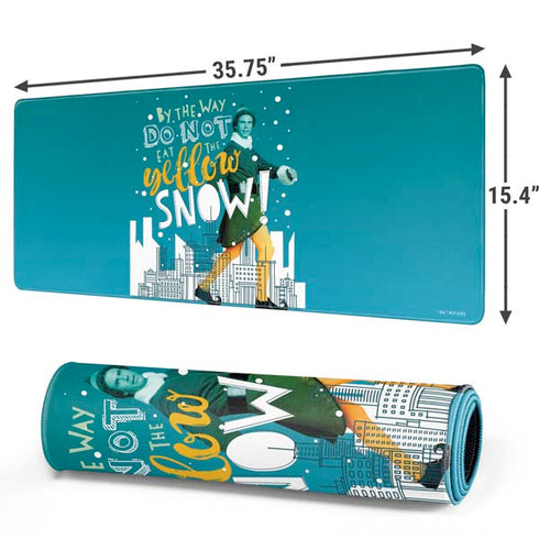 Elf Buddy Don’t Eat Yellow Snow Gaming Mouse Pad