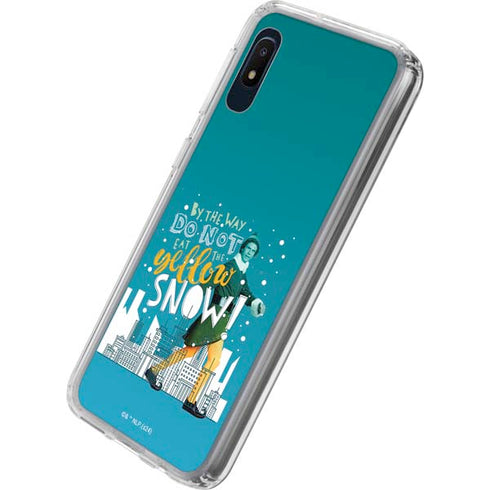 Elf Buddy Don’t Eat Yellow Snow Galaxy A10e Clear Case