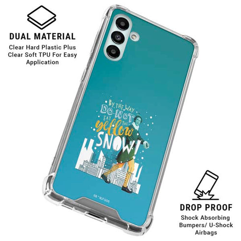 Elf Buddy Don’t Eat Yellow Snow Galaxy A13 5G Clear Case