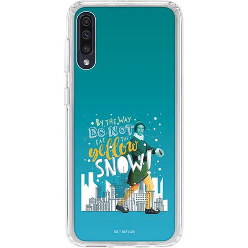 Elf Buddy Don’t Eat Yellow Snow Galaxy A50 Clear Case
