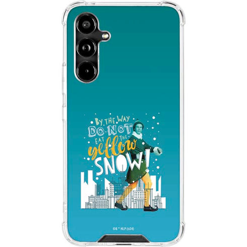 Elf Buddy Don’t Eat Yellow Snow Galaxy A54 5G Clear Case