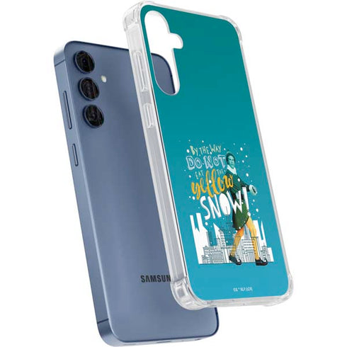 Elf Buddy Don’t Eat Yellow Snow Galaxy A55 5G Clear Case