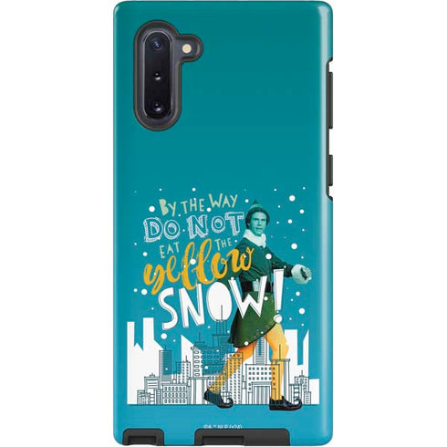 Elf Buddy Don’t Eat Yellow Snow Galaxy Cases