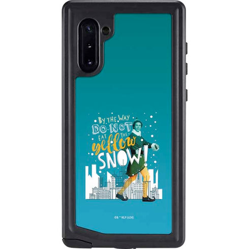 Elf Buddy Don’t Eat Yellow Snow Galaxy Note 10 Waterproof Case