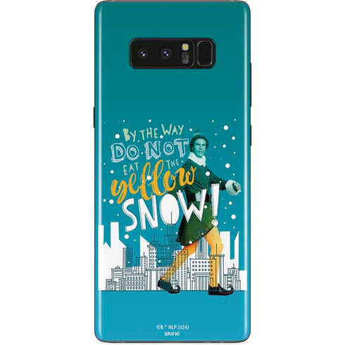 Elf Buddy Don’t Eat Yellow Snow Galaxy Note 8 Skin