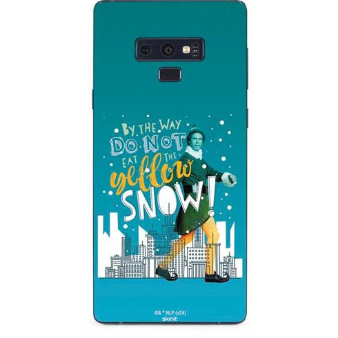 Elf Buddy Don’t Eat Yellow Snow Galaxy Note 9 Skin