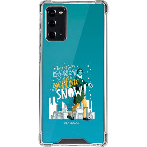 Elf Buddy Don’t Eat Yellow Snow Galaxy Note20 5G Clear Case