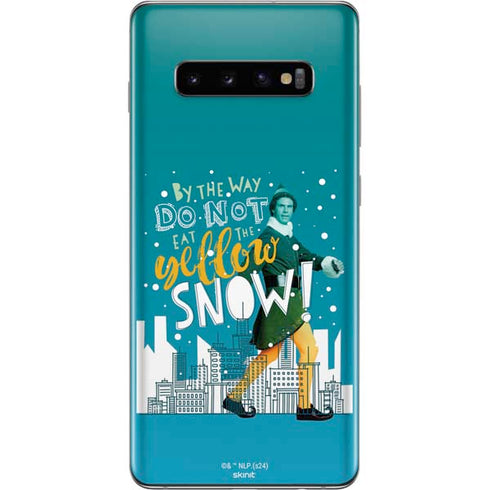 Elf Buddy Don’t Eat Yellow Snow Galaxy S10 Plus Skin