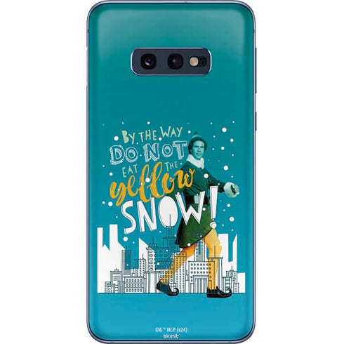 Elf Buddy Don’t Eat Yellow Snow Galaxy S10e Skin